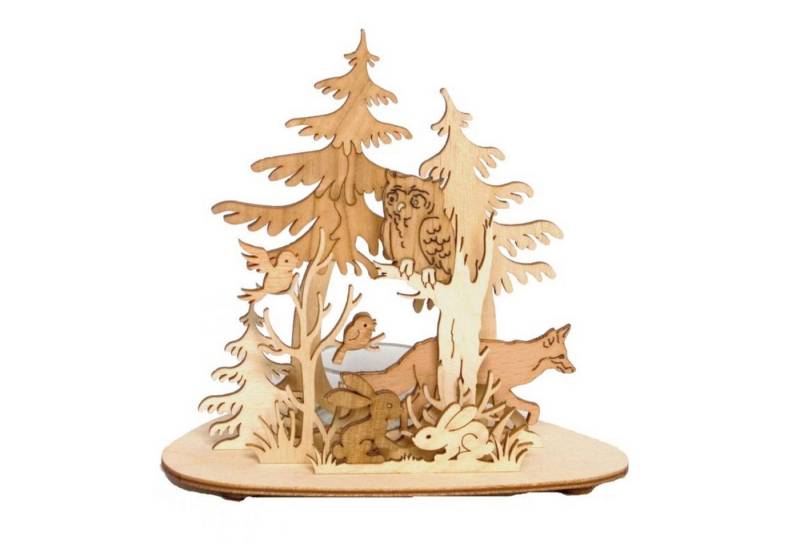 Kuhnert Teelichthalter Kuhnert Teelichthalter, Erzgebirgische Holzkunst von Kuhnert