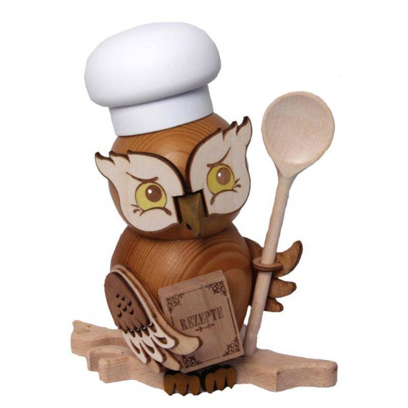 Kuhnert Weihnachtsfigur Kuhnert Räucherfigur Eule Koch (1 St) von Kuhnert