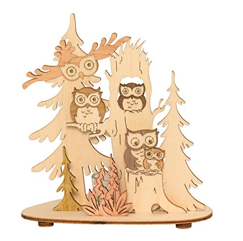 Kuhnert - hochwertiger Teelichthalter "Eule" - mit aufgesetztem Edelholzfunier - Maße: 13 x 10 x 15 cm - Made in Germany Kuhnert - hochwertiger Teelichthalter "Eule" - mit aufgesetztem Edelholzfunier - Maße: 13 x 10 x 15 cm - Made in Germany von Kuhnert
