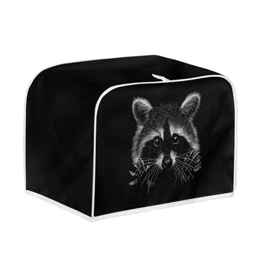 Kuiaobaty 3D-Waschbär-Druck-Abdeckung für Toaster, 2/4 Scheiben, lebendige Tier-Abdeckung für kleine Toaster, Brot, maschinenwaschbar, Backgeschirr-Schutz Kuiaobaty 3D-Waschbär-Druck-Abdeckung für Toaster, 2/4 Scheiben, lebendige Tier-Abdeckung für kleine Toaster, Brot, maschinenwaschbar, Backgeschirr-Schutz von Kuiaobaty