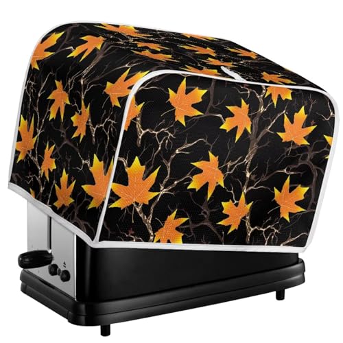 Kuiaobaty Ahornblatt-Toaster, staubdichte Abdeckung, schwarzer Marmor, Toaster-Abdeckung mit Haken, kleine Brotbackofenabdeckungen, Herbst-Küchendekoration, M Kuiaobaty Ahornblatt-Toaster, staubdichte Abdeckung, schwarzer Marmor, Toaster-Abdeckung mit Haken, kleine Brotbackofenabdeckungen, Herbst-Küchendekoration, M von Kuiaobaty
