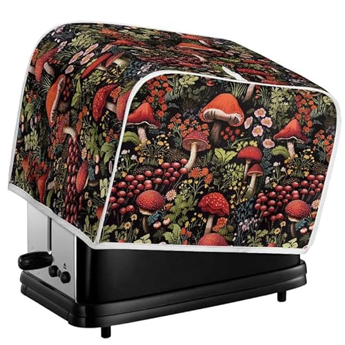 Kuiaobaty Toaster-Abdeckung für Küchengeräte, Motiv: Waldpilze, Staubdichte Kappen für Toaster mit zwei Scheiben, Größe M Kuiaobaty Toaster-Abdeckung für Küchengeräte, Motiv: Waldpilze, Staubdichte Kappen für Toaster mit zwei Scheiben, Größe M von Kuiaobaty