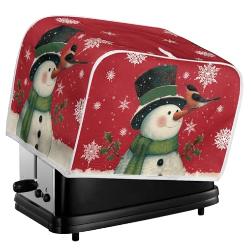 Kuiaobaty Toaster-Abdeckung mit Weihnachtsschneemann für 2 Scheiben, Größe 29,1 x 20,3 x 20,3 cm, Weihnachtsbrot, Toaster, Ofentuch, rote Küchendekoration, S Kuiaobaty Toaster-Abdeckung mit Weihnachtsschneemann für 2 Scheiben, Größe 29,1 x 20,3 x 20,3 cm, Weihnachtsbrot, Toaster, Ofentuch, rote Küchendekoration, S von Kuiaobaty