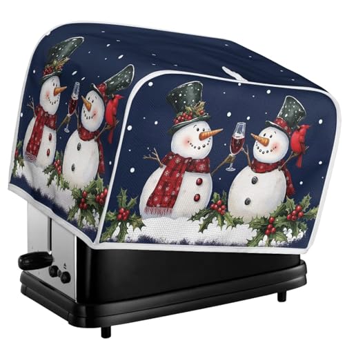 Kuiaobaty Weihnachts-Schneemann-Toaster-Abdeckung, 4 Scheiben, Weihnachts-Küchenzubehör, Schneemann-Vogel-Druck, Premium-Toaster-Abdeckung, staubdichte Hülle, M Kuiaobaty Weihnachts-Schneemann-Toaster-Abdeckung, 4 Scheiben, Weihnachts-Küchenzubehör, Schneemann-Vogel-Druck, Premium-Toaster-Abdeckung, staubdichte Hülle, M von Kuiaobaty