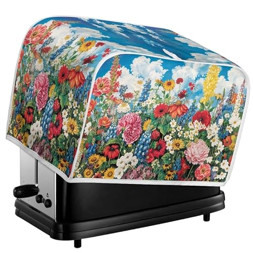 Kuiaobaty Wildblumen Toaster-Gerät, staubdichte Abdeckung, Malerei, Blumenblüten, kleine Brotbackofenabdeckung, Blumen-Küchengeräte-Hülle, M Kuiaobaty Wildblumen Toaster-Gerät, staubdichte Abdeckung, Malerei, Blumenblüten, kleine Brotbackofenabdeckung, Blumen-Küchengeräte-Hülle, M von Kuiaobaty
