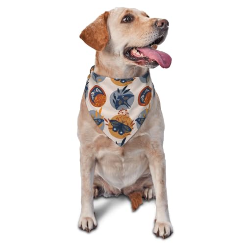 Kuilepa Bandana für Hunde, Vintage-Stil, botanischer Schmetterling, Kunstdruck, Geburtstagsgeschenk, waschbar, Weihnachts-Bandana, Schal für kleine bis große Hunde, Welpen, Katzen Kuilepa Bandana für Hunde, Vintage-Stil, botanischer Schmetterling, Kunstdruck, Geburtstagsgeschenk, waschbar, Weihnachts-Bandana, Schal für kleine bis große Hunde, Welpen, Katzen von Kuilepa