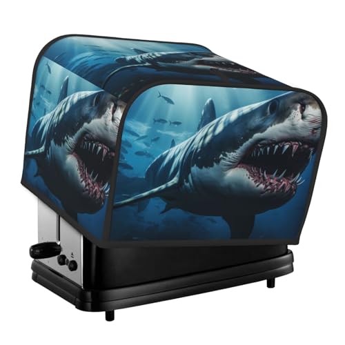 Kuilepa Brotback-Abdeckung für Küchenmaschine, 4 Scheiben für Zuhause, Untersetzer mit Fingerabdruck, kleines Küchengerät, realistischer Hai, 3D Kuilepa Brotback-Abdeckung für Küchenmaschine, 4 Scheiben für Zuhause, Untersetzer mit Fingerabdruck, kleines Küchengerät, realistischer Hai, 3D von Kuilepa