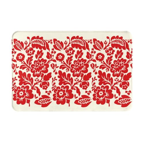 Kuilepa Fußmatte mit Blumenmuster, für drinnen und draußen, rutschfest, Eingangsmatte für Zuhause, Außeneingang, Hof, Boden, Terrasse, 60 x 40 cm Kuilepa Fußmatte mit Blumenmuster, für drinnen und draußen, rutschfest, Eingangsmatte für Zuhause, Außeneingang, Hof, Boden, Terrasse, 60 x 40 cm von Kuilepa