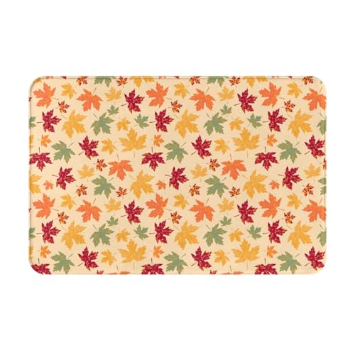 Kuilepa Fußmatte mit Herbst-Ahornblätter-Druck, für drinnen und draußen, Terrasse, rutschfeste Eingangsmatte für Zuhause, Außeneingang, Hof, Boden, Terrasse, 60 x 40 cm Kuilepa Fußmatte mit Herbst-Ahornblätter-Druck, für drinnen und draußen, Terrasse, rutschfeste Eingangsmatte für Zuhause, Außeneingang, Hof, Boden, Terrasse, 60 x 40 cm von Kuilepa
