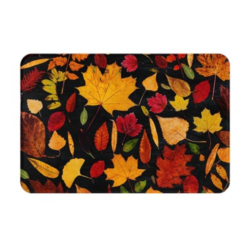 Kuilepa Fußmatte mit Herbst-Ahornblätter-Druck, für drinnen und draußen, Terrasse, rutschfeste Eingangsmatte für Zuhause, Außeneingang, Hof, Boden, Terrasse, 60 x 40 cm Kuilepa Fußmatte mit Herbst-Ahornblätter-Druck, für drinnen und draußen, Terrasse, rutschfeste Eingangsmatte für Zuhause, Außeneingang, Hof, Boden, Terrasse, 60 x 40 cm von Kuilepa