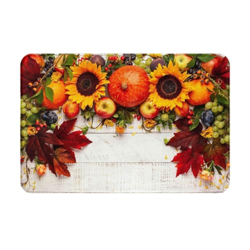 Kuilepa Fußmatte mit Herbst-Druck, für drinnen und draußen, Terrasse, rutschfeste Eingangsmatte für Zuhause, Außeneingang, Hof, Boden, Terrasse, 60 x 40 cm Kuilepa Fußmatte mit Herbst-Druck, für drinnen und draußen, Terrasse, rutschfeste Eingangsmatte für Zuhause, Außeneingang, Hof, Boden, Terrasse, 60 x 40 cm von Kuilepa
