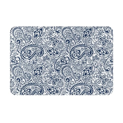 Kuilepa Fußmatte mit Paisley4-Druck, für drinnen und draußen, Terrasse, rutschfeste Eingangsmatte für Zuhause, Außeneingang, Hof, Boden, Terrasse, 60 x 40 cm Kuilepa Fußmatte mit Paisley4-Druck, für drinnen und draußen, Terrasse, rutschfeste Eingangsmatte für Zuhause, Außeneingang, Hof, Boden, Terrasse, 60 x 40 cm von Kuilepa