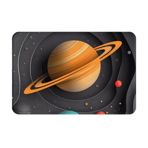 Kuilepa Fußmatte mit Sonnensystem, Papier-Kunstdruck, für drinnen und draußen, Terrasse, rutschfeste Eingangsmatte für Zuhause, Außeneingang, Hof, Boden, Terrasse, 60 x 40 cm Kuilepa Fußmatte mit Sonnensystem, Papier-Kunstdruck, für drinnen und draußen, Terrasse, rutschfeste Eingangsmatte für Zuhause, Außeneingang, Hof, Boden, Terrasse, 60 x 40 cm von Kuilepa