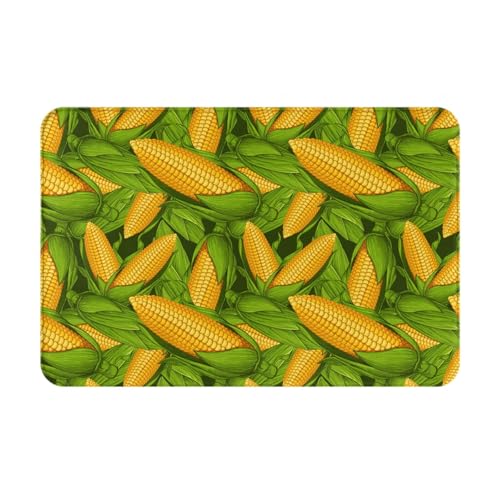 Kuilepa Fußmatte mit frischem Mais-Druck, für drinnen und draußen, Terrasse, rutschfeste Eingangsmatte für Zuhause, Außeneingang, Hof, Boden, Terrasse, 60 x 40 cm Kuilepa Fußmatte mit frischem Mais-Druck, für drinnen und draußen, Terrasse, rutschfeste Eingangsmatte für Zuhause, Außeneingang, Hof, Boden, Terrasse, 60 x 40 cm von Kuilepa