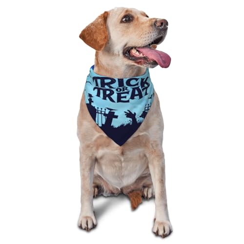 Kuilepa Halloween-Hundehalstuch, mit Süßigkeiten-Aufdruck, Geburtstagsgeschenk, waschbar, Weihnachts-Bandana, Schal für kleine bis große Hunde, Welpen, Katzen Kuilepa Halloween-Hundehalstuch, mit Süßigkeiten-Aufdruck, Geburtstagsgeschenk, waschbar, Weihnachts-Bandana, Schal für kleine bis große Hunde, Welpen, Katzen von Kuilepa