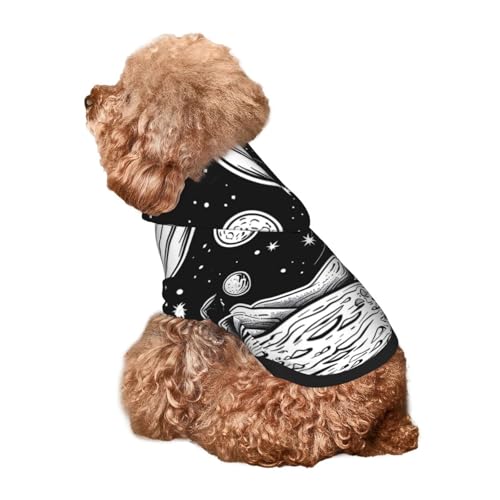 Kuilepa Hunde-Kapuzenpullover mit kosmischer Landschaft, himmlischer Kunstdruck, Sicherheitshundpullover, Hundekleidung, Hunde-Kapuzenpullover für kleine, mittelgroße und große Hunde (Größe XS-XXL) Kuilepa Hunde-Kapuzenpullover mit kosmischer Landschaft, himmlischer Kunstdruck, Sicherheitshundpullover, Hundekleidung, Hunde-Kapuzenpullover für kleine, mittelgroße und große Hunde (Größe XS-XXL) von Kuilepa