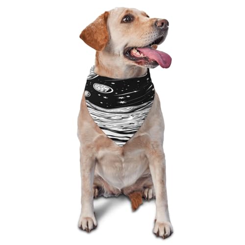 Kuilepa Hundehalstuch, Motiv: kosmische Landschaft, himmlischer Kunstdruck, Geburtstagsgeschenk, waschbar, Weihnachtsbandana, Schal für kleine bis große Hunde, Welpen, Katzen Kuilepa Hundehalstuch, Motiv: kosmische Landschaft, himmlischer Kunstdruck, Geburtstagsgeschenk, waschbar, Weihnachtsbandana, Schal für kleine bis große Hunde, Welpen, Katzen von Kuilepa