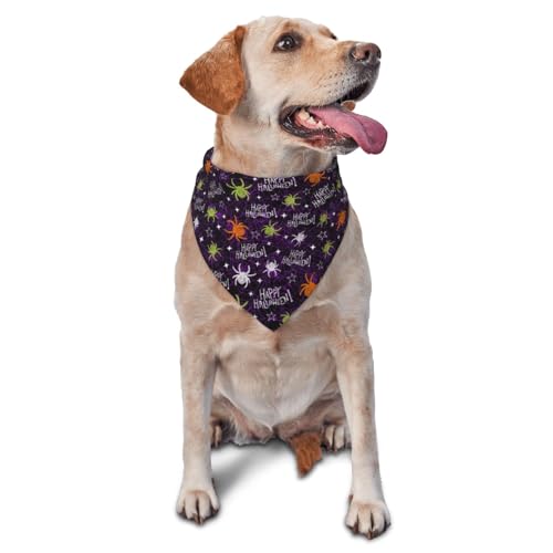 Kuilepa Hundehalstuch mit Halloween-Aufdruck, Geburtstagsgeschenk, waschbar, Weihnachts-Bandana, Schal für kleine bis große Hunde, Welpen, Katzen Kuilepa Hundehalstuch mit Halloween-Aufdruck, Geburtstagsgeschenk, waschbar, Weihnachts-Bandana, Schal für kleine bis große Hunde, Welpen, Katzen von Kuilepa