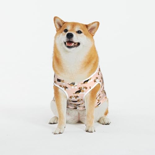 Kuilepa Hundepullover mit Beagle-Motiv, brauner Aufdruck, für den Innen- und Außenbereich geeignet von Kuilepa