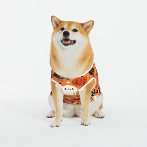 Kuilepa Hundepullover mit Halloween-Aufdruck für kaltes Wetter, Hunde-Sweatshirt, Hundejacke für drinnen und draußen Kuilepa Hundepullover mit Halloween-Aufdruck für kaltes Wetter, Hunde-Sweatshirt, Hundejacke für drinnen und draußen von Kuilepa