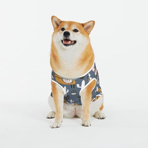 Kuilepa Hundepullover mit Lama- und Kaktus-Druck, für kaltes Wetter, Hunde-Sweatshirt, Hundejacke für drinnen und draußen Kuilepa Hundepullover mit Lama- und Kaktus-Druck, für kaltes Wetter, Hunde-Sweatshirt, Hundejacke für drinnen und draußen von Kuilepa