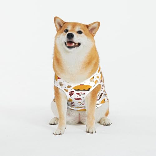 Kuilepa Hundepullover mit Thanksgiving-Aufdruck, für kaltes Wetter, Hunde-Sweatshirt, Hundejacke für drinnen und draußen Kuilepa Hundepullover mit Thanksgiving-Aufdruck, für kaltes Wetter, Hunde-Sweatshirt, Hundejacke für drinnen und draußen von Kuilepa