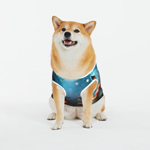 Kuilepa Hundepullover mit gruseligem Halloween-Druck, für kaltes Wetter, Hunde-Sweatshirt, Hundejacke für drinnen und draußen Kuilepa Hundepullover mit gruseligem Halloween-Druck, für kaltes Wetter, Hunde-Sweatshirt, Hundejacke für drinnen und draußen von Kuilepa