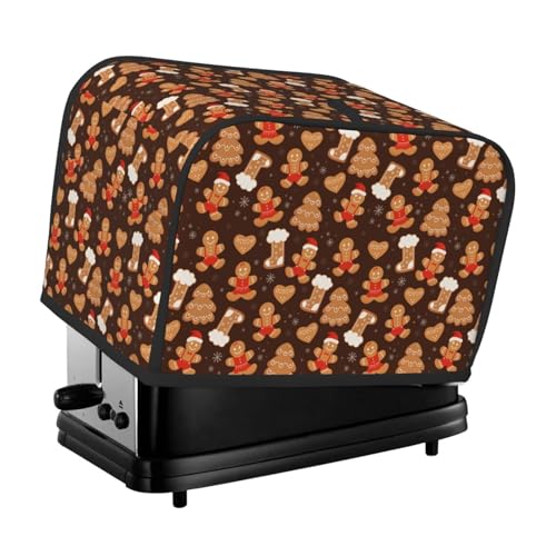 Kuilepa Ofenabdeckung, Küchen-Schutz, 2 Scheiben, Toaster-Abdeckung für Zuhause, Küche, kleine Geräte, Weihnachtslebkuchen-Kekse von Kuilepa