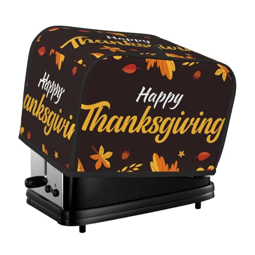 Kuilepa Ofenabdeckung, Küchenschutz, Brotmaschinenschutz, 2 Scheiben, Toaster-Abdeckung für Zuhause, Küche, kleine Geräte - Happy Thanksgiving 1 Kuilepa Ofenabdeckung, Küchenschutz, Brotmaschinenschutz, 2 Scheiben, Toaster-Abdeckung für Zuhause, Küche, kleine Geräte - Happy Thanksgiving 1 von Kuilepa