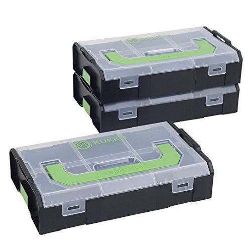 KUKKO 3er Set Sortimo L-Boxx mini/Deckel transparent KUKKO 3er Set Sortimo L-Boxx mini/Deckel transparent von Kukko