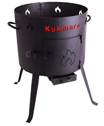 Utschak, H: 56 cm, Durchmesser: 32 cm, für 7L Kasan/Feldküche, Gulaschkessel Feuerkessel Kessel Outdoor von Kukmara