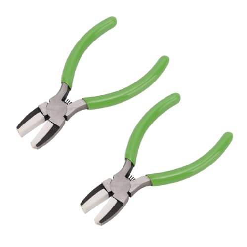 2 Packs Nylonnasenzange, Kohlenstoffstahl -Nylonkieferzellen Schmuckwerkzeuge zum Erstellen von Armbändern, Ohrringen und Halsketten von Kukyller
