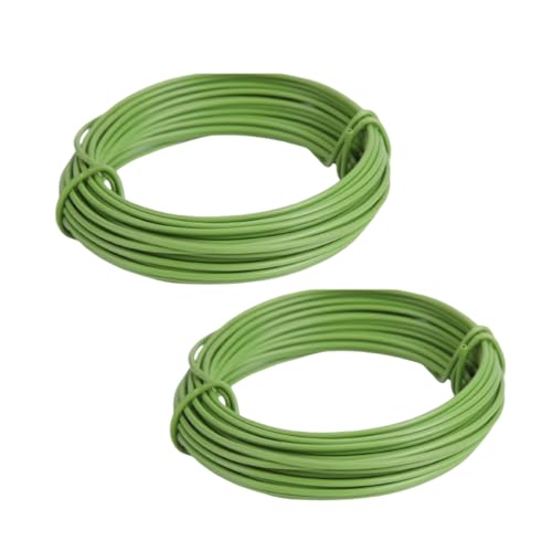 2 Roll Bonsai Draht, 32,8 Fuß Kunststoff beschichtetes Bonsai Training Drahtkäfige Käfige Gartenvertdrehen weiche Krawatte für Pflanzen, Haushaltsgartenzubehör 2 Roll Bonsai Draht, 32,8 Fuß Kunststoff beschichtetes Bonsai Training Drahtkäfige Käfige Gartenvertdrehen weiche Krawatte für Pflanzen, Haushaltsgartenzubehör von Kukyller