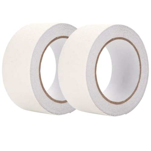 2 Rollen Anti -Schlupftraktionsband, farbenfrohe 2in x 16 Fuß PVC Anti -Schlupf Nicht -Skid -Klebeband Treppe Stufe Sicherheitsklebstoff für Teppichtreppen Sicherheitstufe Schritt (Transparente Farbe) von Kukyller