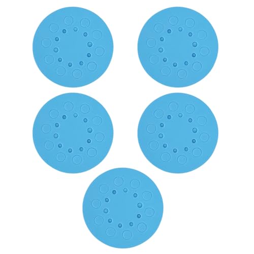 5 Stücke runde Schaumstoff -Referenzrohrregal, wiederverwendbare schwimmende Zentrifugenröhrchenhalter für 0,2 ml 0,5 ml 1,5 ml 2 ml (Blaue 20 Löcher) von Kukyller