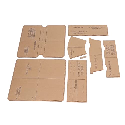 8pcs Wallet Acrylvorlage, klare Acryl -Brieftaschenmuster Schablonenvorlage Zeichnungen für DIY Hand Bastel Leder Handwerk Werkzeug 8pcs Wallet Acrylvorlage, klare Acryl -Brieftaschenmuster Schablonenvorlage Zeichnungen für DIY Hand Bastel Leder Handwerk Werkzeug von Kukyller