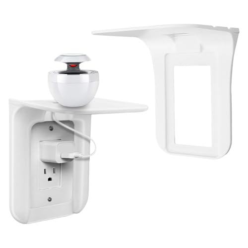 Kukyller 2pcs Outlet -Regal -Wandhalter, Telefonladierhalter Wandschelf Organizer Platz sparen Elektrowerkzeug für die Heimorganisation von Kukyller