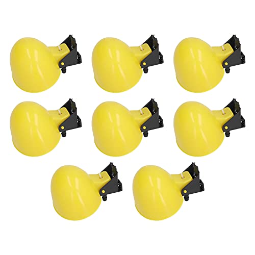 Kukyller 8pcs Hühnerwasserfuttermittel, Hühnchen -Trinkschale Wasserspeiset Kit für Geflügelvogel (8 mm) von Kukyller
