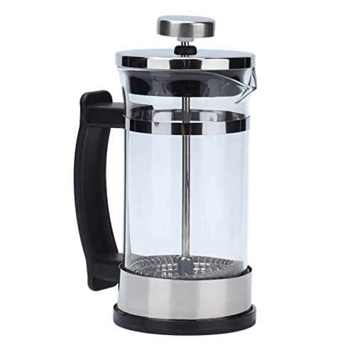 Kukyller Französische Presse Kaffeemaschine, 350 ml Camping Mini Kaffee/Teepresse Edelstahl & Glasbrauer für Home Office Kukyller Französische Presse Kaffeemaschine, 350 ml Camping Mini Kaffee/Teepresse Edelstahl & Glasbrauer für Home Office von Kukyller
