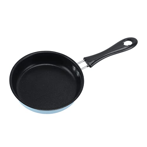 Kukyller Mini Nonstick Fry Pan, Stainless Steel Nonstick Egg Pan with Heat Resistant Handle,12cm (Blue) von Kukyller