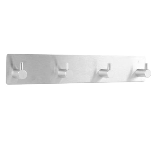 Kukyller Selbstklebstoff Edelstahlhaken, wandmontierte Kleiderregal -Rack -Rack -Handtuchhaken Handtuchbügel für Badezimmer, Wohnzimmer, Küche Kukyller Selbstklebstoff Edelstahlhaken, wandmontierte Kleiderregal -Rack -Rack -Handtuchhaken Handtuchbügel für Badezimmer, Wohnzimmer, Küche von Kukyller