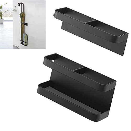 Kukyller Umbrella Stand Holder,Wall Mounted Umbrella Stand Storage Rack,No Punching,Detachable Storage Rack for Home Indoor Hotel Hallway Home Office (Black) von Kukyller