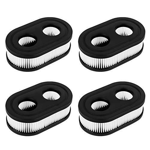 Kulannder 4Pcs Rasenmäher Luftfilter Motor Rasenmäher Ersatz Motorluftfilter Rasenmäherfilter Rasenmäher Luftfilter Briggs Stratton ersetzen für Briggs & Stratton 593260 798452 4247 5432 5432K von Kulannder