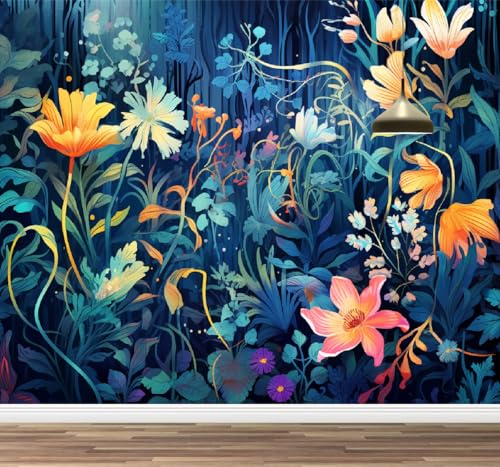 Blume Wasserfeste Wandtapete Natürliche Pflanzen abziehbar und aufkleber Kunstdekor Gemälde für Kinderzimmer Mädchenzimmer Kinderzimmer Wohnzimmer Badezimmer Wohndeko 200x140cm Blume Wasserfeste Wandtapete Natürliche Pflanzen abziehbar und aufkleber Kunstdekor Gemälde für Kinderzimmer Mädchenzimmer Kinderzimmer Wohnzimmer Badezimmer Wohndeko 200x140cm von Kuletkear