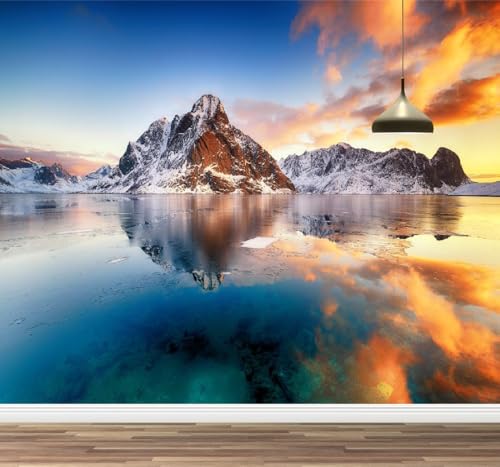 Kuletkear Bergreflexion Tapete zum Aufkleben und Abziehen See Natur groß Wandbild Wandaufkleber für Wohnzimmer Schlafzimmer TV und Sofa Hintergrund Kinderzimmer 350x245cm Kuletkear Bergreflexion Tapete zum Aufkleben und Abziehen See Natur groß Wandbild Wandaufkleber für Wohnzimmer Schlafzimmer TV und Sofa Hintergrund Kinderzimmer 350x245cm von Kuletkear