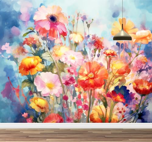 Kuletkear Wandbild Abnehmbare Blume Selbstklebende Tapete Gemalte Kunst Wasserdichte Posterpapier-Wanddekoration für Schlafzimmer, Wohnzimmer 826x589cm Kuletkear Wandbild Abnehmbare Blume Selbstklebende Tapete Gemalte Kunst Wasserdichte Posterpapier-Wanddekoration für Schlafzimmer, Wohnzimmer 826x589cm von Kuletkear