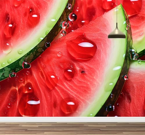 Kuletkear Wassermelone Abnehmbare Wandtapete Selbstklebend Obst groß für Wände Wohnzimmer Schlafzimmer TV-Hintergrund Kinderzimmer Mädchenzimmer Dekoration 826x589cm Kuletkear Wassermelone Abnehmbare Wandtapete Selbstklebend Obst groß für Wände Wohnzimmer Schlafzimmer TV-Hintergrund Kinderzimmer Mädchenzimmer Dekoration 826x589cm von Kuletkear