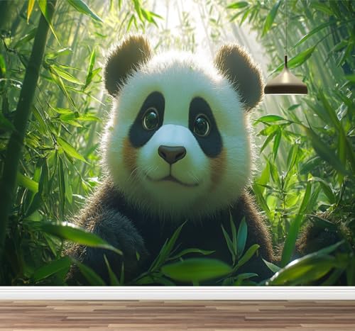 Panda Foto 3D Poster Tapete Bambuswald Naturlandschaft abziehbar Wandbild Kunstdekor Kinderzimmer Wandaufkleber Mädchenzimmer Teenager Schlafzimmer Wohnzimmer Wandaufkleber Kinderzimmer 400x280cm Panda Foto 3D Poster Tapete Bambuswald Naturlandschaft abziehbar Wandbild Kunstdekor Kinderzimmer Wandaufkleber Mädchenzimmer Teenager Schlafzimmer Wohnzimmer Wandaufkleber Kinderzimmer 400x280cm von Kuletkear