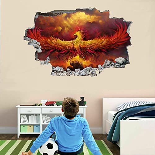 Phönix 3D Wandtattoo I Wandbild Tier Wandaufkleber I Wandsticker Durchbruch Abstrakte Kunst Poster Fensterblick I Wand Deko Aufkleber für Wohnzimmer Schlafzimmer Küche Türaufkleber Phönix 3D Wandtattoo I Wandbild Tier Wandaufkleber I Wandsticker Durchbruch Abstrakte Kunst Poster Fensterblick I Wand Deko Aufkleber für Wohnzimmer Schlafzimmer Küche Türaufkleber von Kuletkear
