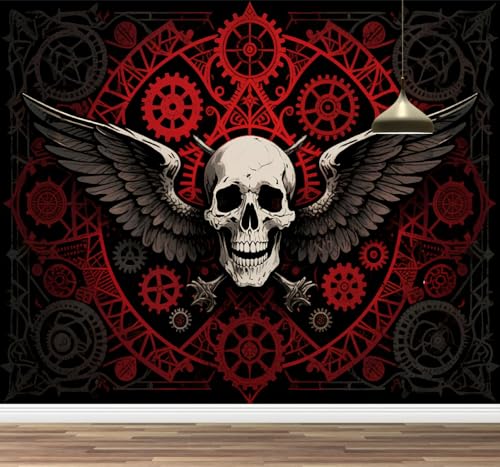 Skeleton Tapete zum Aufkleben und Abziehen Gang groß Wandbild Wandaufkleber für Wohnzimmer Schlafzimmer TV und Sofa Hintergrund Kinderzimmer 400x280cm Skeleton Tapete zum Aufkleben und Abziehen Gang groß Wandbild Wandaufkleber für Wohnzimmer Schlafzimmer TV und Sofa Hintergrund Kinderzimmer 400x280cm von Kuletkear